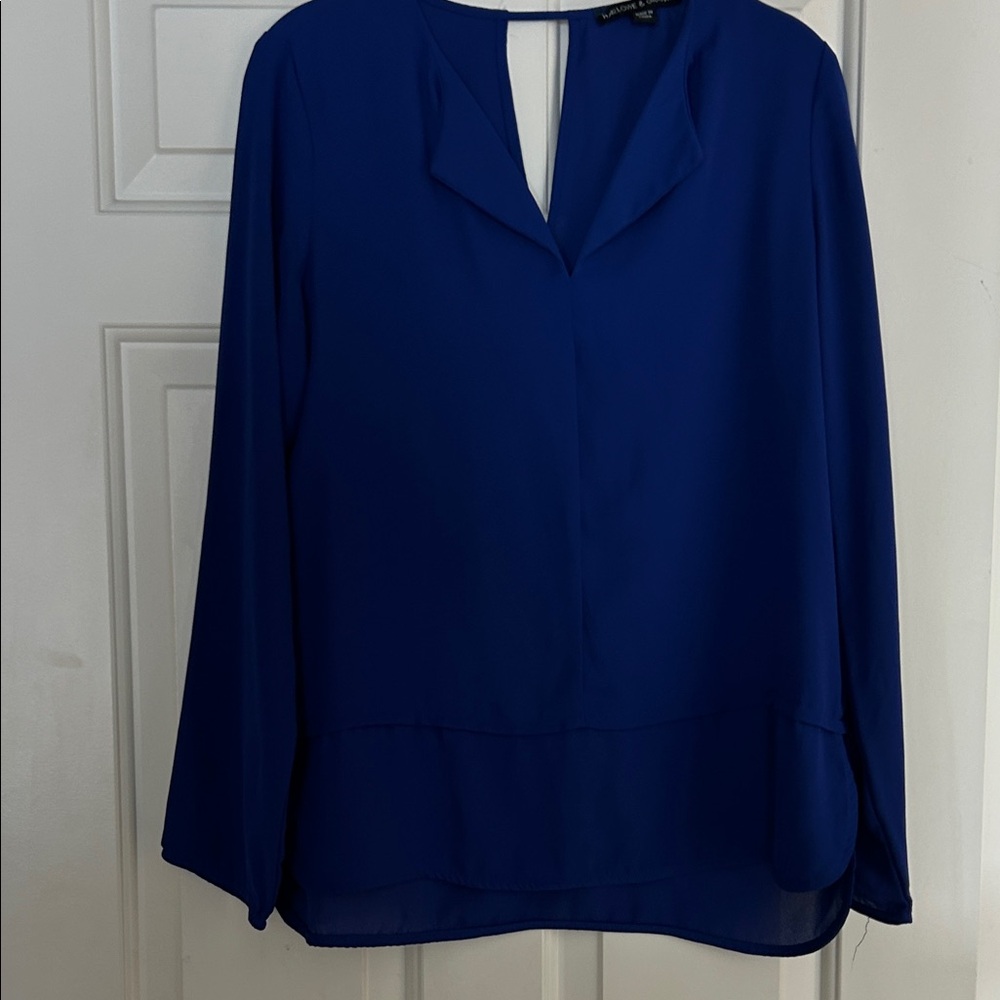 Halogen Royal Blue Women's Blouse